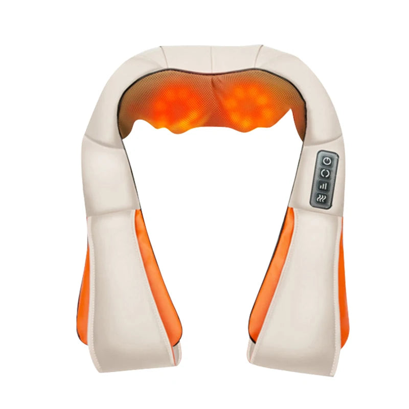 Kneading Massage Shawl Cervical Spine Simulation Massager Multi-functional Car Home Electric Forward and Reverse Massage Shawl