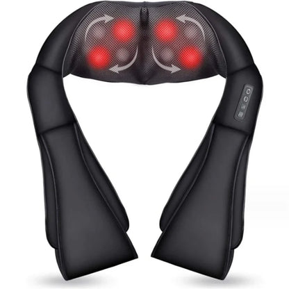 Kneading Massage Shawl Cervical Spine Simulation Massager Multi-functional Car Home Electric Forward and Reverse Massage Shawl