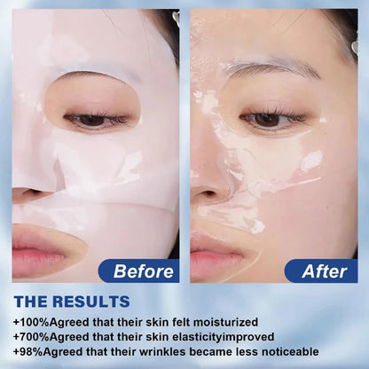 Deep Collagen Anti Wrinkle Lifting Mask Collagen Face Mask Overnight, Deep Collagen Mask for Lifting Firming Moisturizing(4Pack)