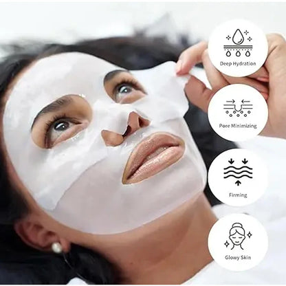 Deep Collagen Anti Wrinkle Lifting Mask Collagen Face Mask Overnight, Deep Collagen Mask for Lifting Firming Moisturizing(4Pack)