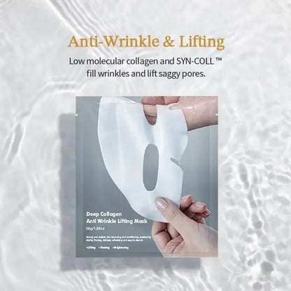 Deep Collagen Anti Wrinkle Lifting Mask Collagen Face Mask Overnight, Deep Collagen Mask for Lifting Firming Moisturizing(4Pack)