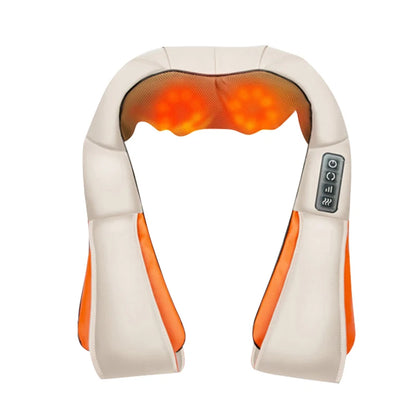 Kneading Massage Shawl Cervical Spine Simulation Massager Multi-functional Car Home Electric Forward and Reverse Massage Shawl