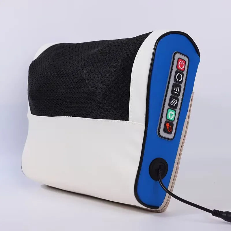 Multi Functional Neck and Shoulder Massager Household Neck and Back Kneading Tool with Multiple Adjustable Hot Compress Massage